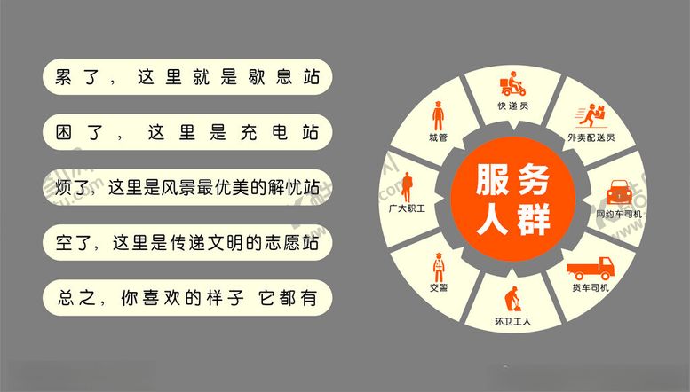 编号：90116501261703474033【酷图网】源文件下载-服务人群图形