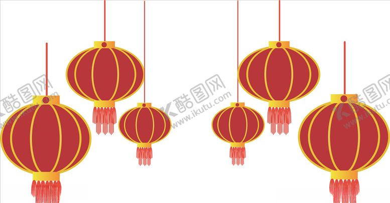 编号：43618410010057341968【酷图网】源文件下载-灯笼高高挂