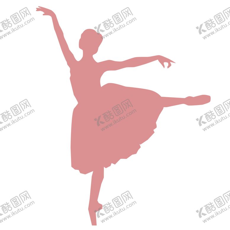 编号：24664410270937533071【酷图网】源文件下载-舞者剪影