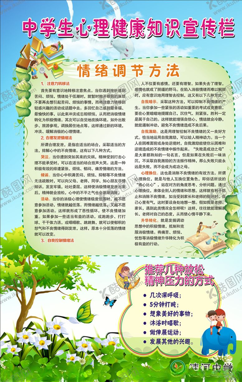 编号：48514811010121441349【酷图网】源文件下载-心理展板