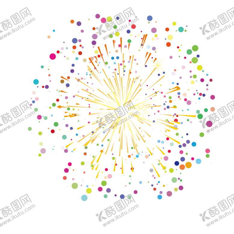编号：39226306172223145644【酷图网】源文件下载-烟花烟火绽放合成背景素材