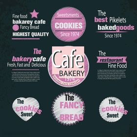 咖啡馆与面包店宣传素材
