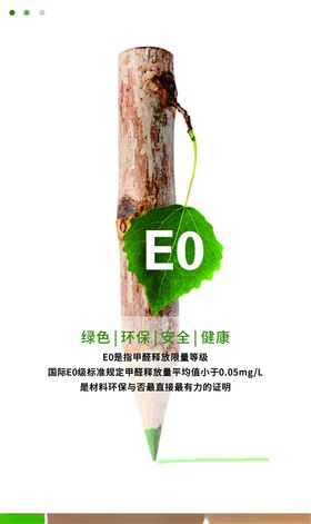 E0级环保海报