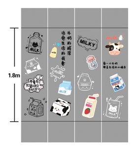 超市柱子墙绘