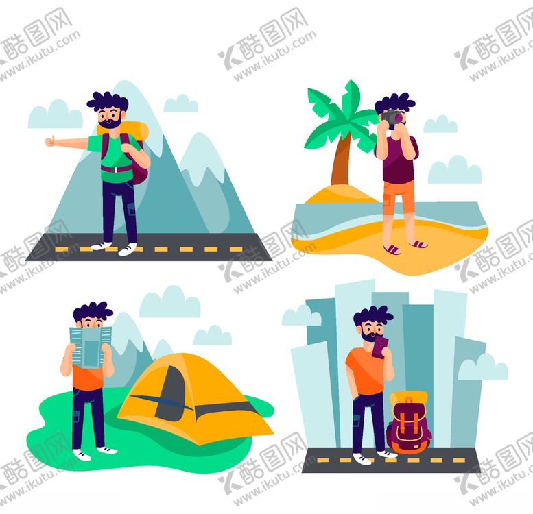 编号：16800107082035282848【酷图网】源文件下载-旅客游客