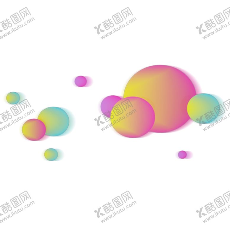 编号：37987810041119378686【酷图网】源文件下载-七彩泡泡