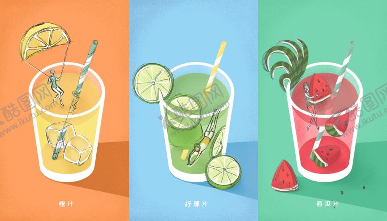 编号：74523406250603335867【酷图网】源文件下载-夏至海报背面素材