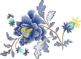清新森系花枝