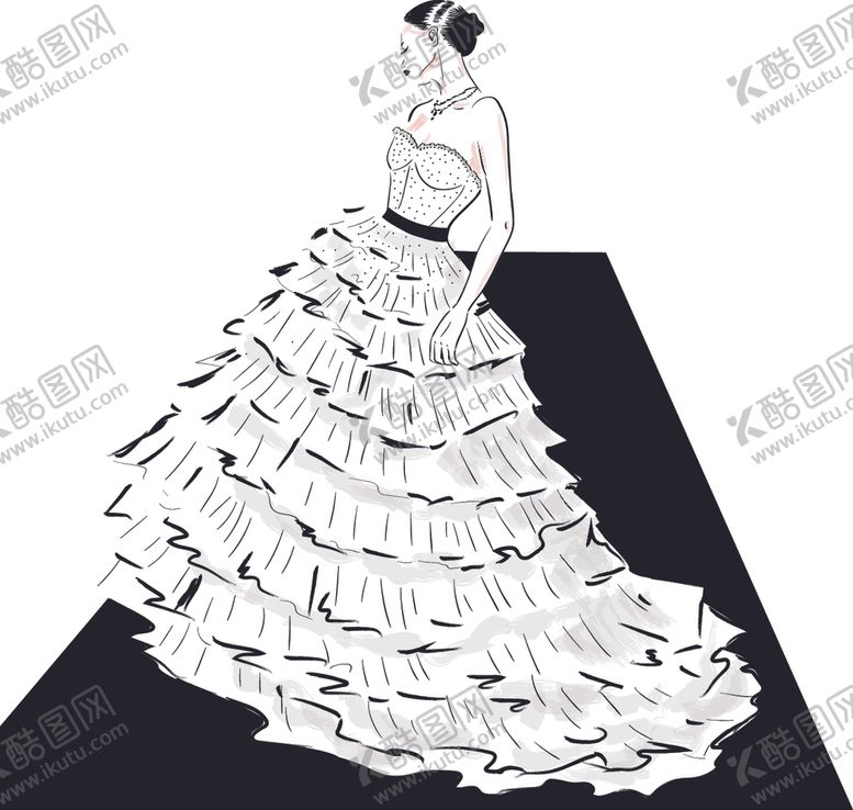 编号：39690206270639478139【酷图网】源文件下载-女性插画