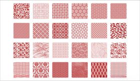 粉色系几何图案纹理集合