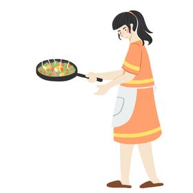母亲节插画图片