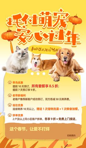 欢乐过年萌宠相伴