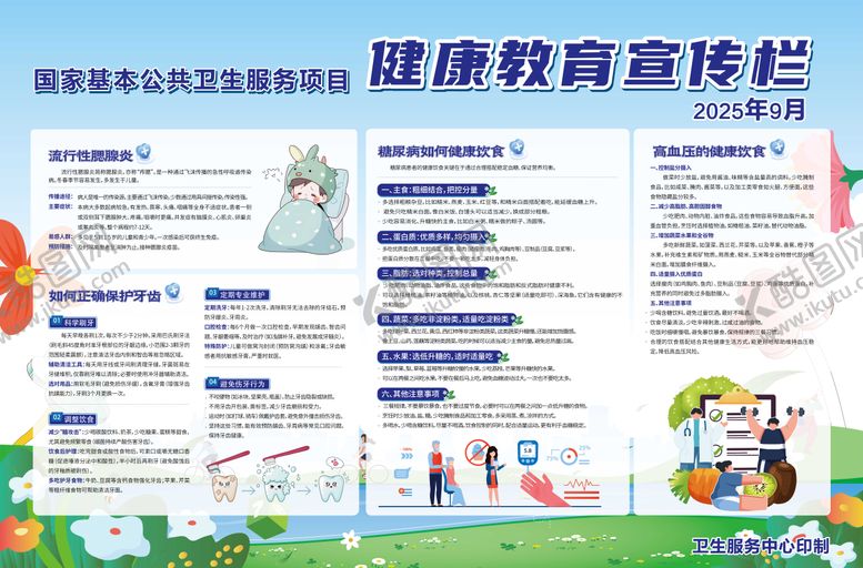 编号：26914411071232493312【酷图网】源文件下载-医院类健康教育宣传栏