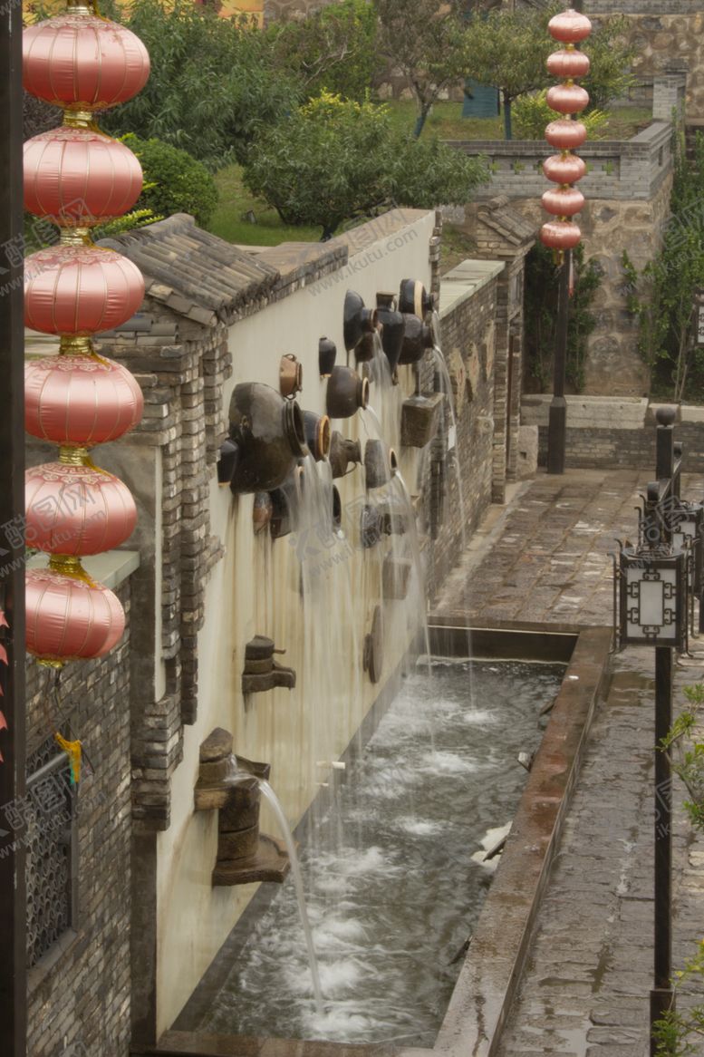 编号：38881710092035278037【酷图网】源文件下载-墙面喷水装饰