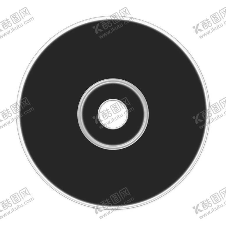 编号：44989609252327538518【酷图网】源文件下载-透明黑色塑料CD