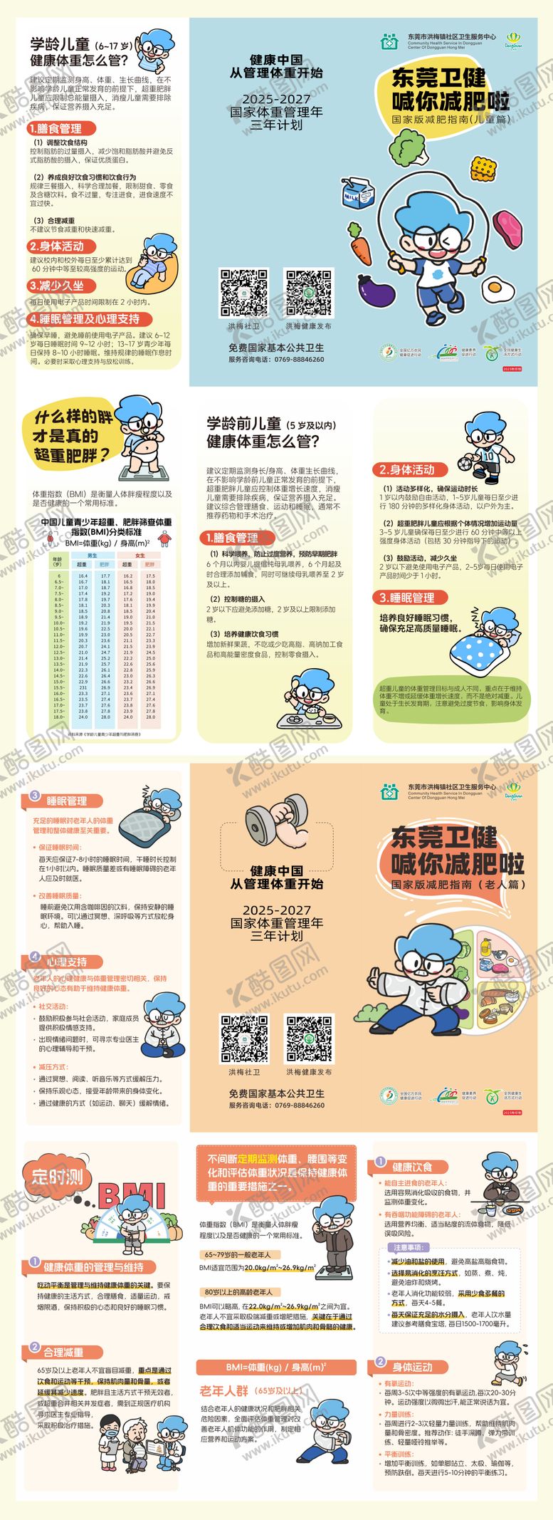 编号：64825612011202032338【酷图网】源文件下载-居民健康减肥指南折页