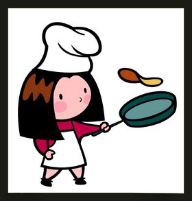 手绘卡通厨师