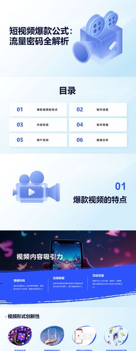 短视频爆款公式解析PPT