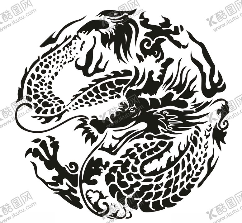 编号：35511304280709569964【酷图网】源文件下载-龙矢量图