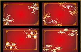 奖状边框花纹角花花边