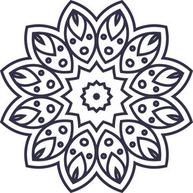 复古花纹图案