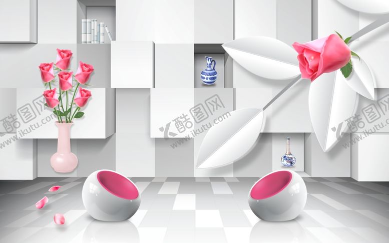 编号：53927810161809116892【酷图网】源文件下载-几何背景墙