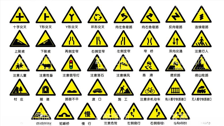 编号：55863903182058403177【酷图网】源文件下载-警告标牌合集