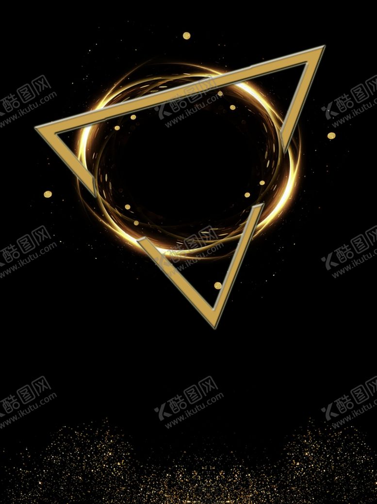 编号：18431010010537047310【酷图网】源文件下载-黑金几何