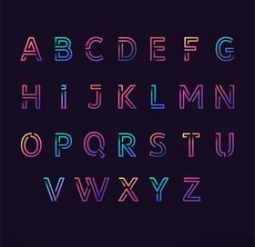 英文字母数字