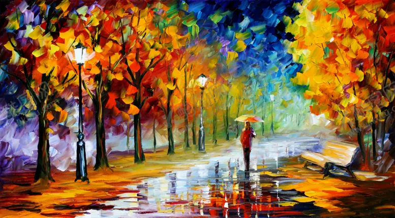 编号：65761202081159506903【酷图网】源文件下载-彩色油画