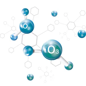 臭氧分子O3分子结构图