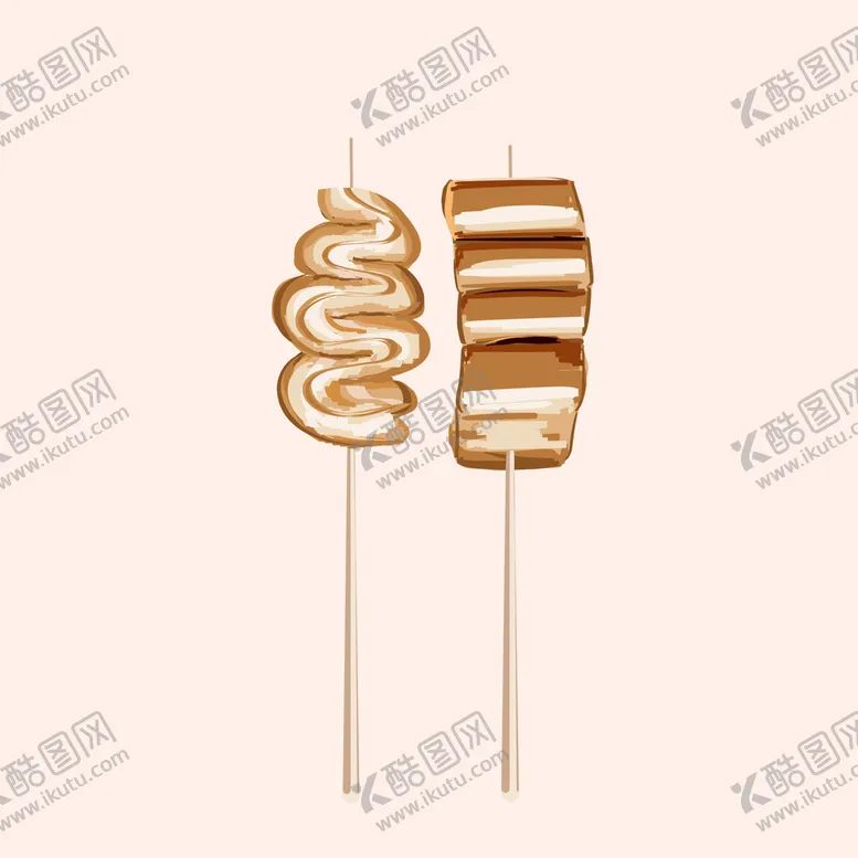 编号：71860509172340392487【酷图网】源文件下载-卡通鱼饼