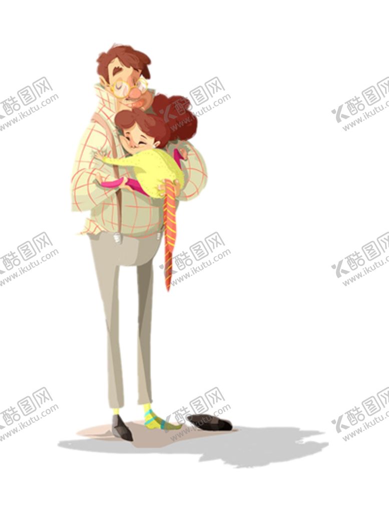 编号：10468407011741147995【酷图网】源文件下载-父亲节插画