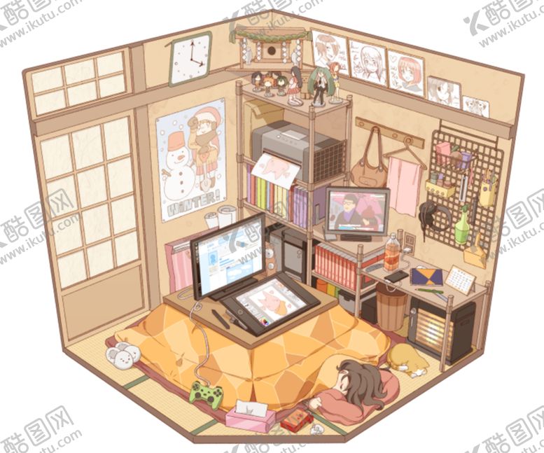 编号：14109509242328136357【酷图网】源文件下载-日系动漫背景