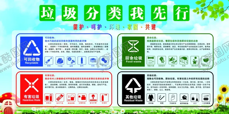 编号：17164104281720263333【酷图网】源文件下载-垃圾分类