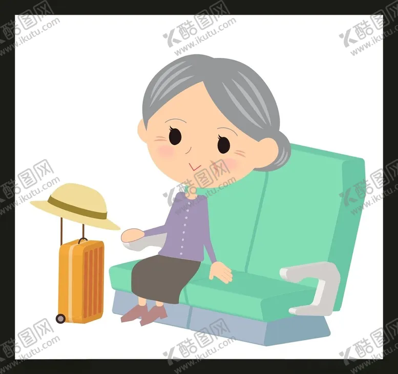 编号：38268602021418434477【酷图网】源文件下载-手绘卡通老人
