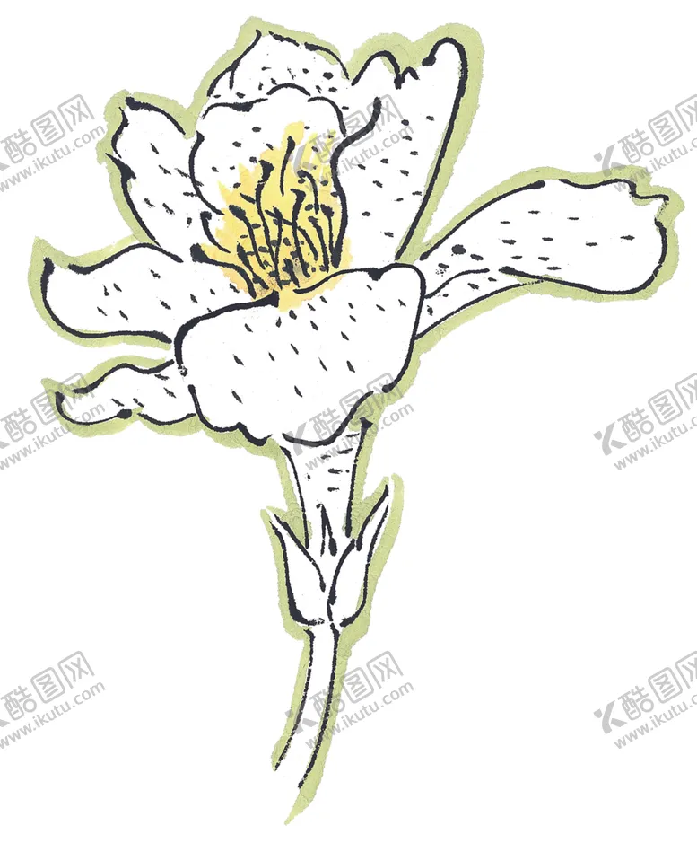 编号：61792401201227381307【酷图网】源文件下载-国画百花争艳 