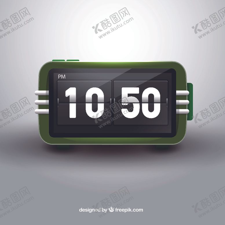 编号：15358009272320022953【酷图网】源文件下载-复古数字时钟