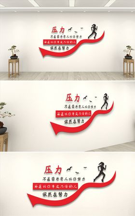 激励口号文化墙