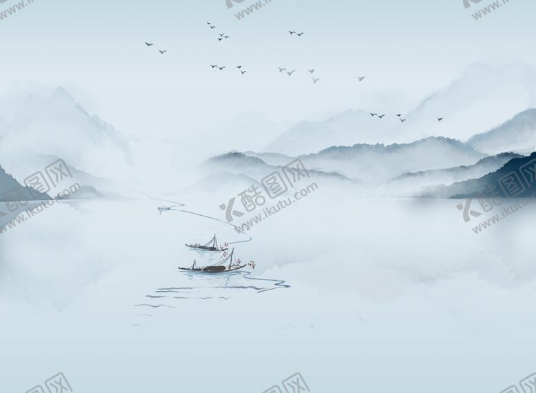 编号：63480905091748124251【酷图网】源文件下载-意境山水画