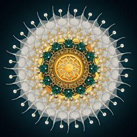 欧式树叶花纹