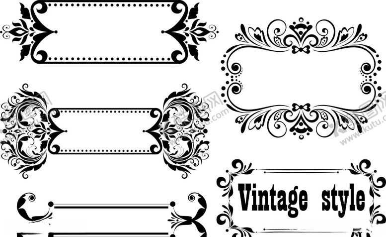 编号：16187910161432461660【酷图网】源文件下载-欧式花纹边框