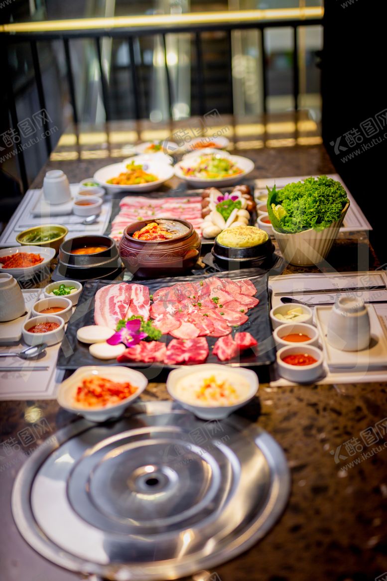 编号：67001706190233257184【酷图网】源文件下载-韩国烤肉美食传统美食餐饮