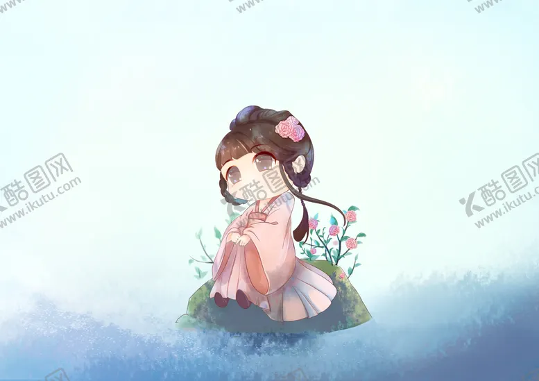 编号：16958009212043277643【酷图网】源文件下载-中国风古典美女