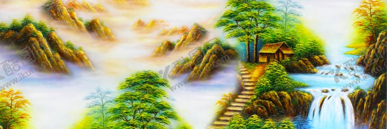 编号：32933110010315584105【酷图网】源文件下载-风景画