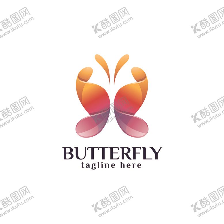 编号：20162306290150559307【酷图网】源文件下载-蝴蝶logo