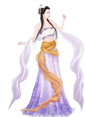 古装帅哥美女插画图片中国风唯人物神情侣