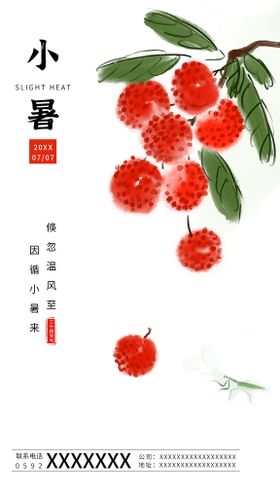 小暑海报           