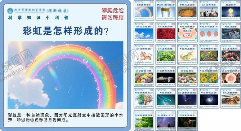 编号：37743711241239236710【酷图网】源文件下载-学校科学小科普