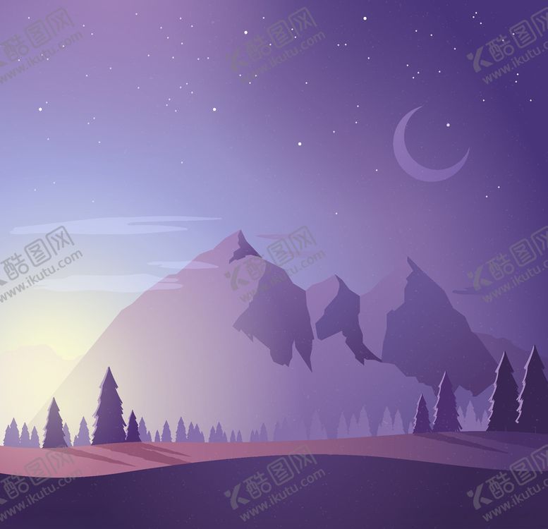 编号：46132604300809052535【酷图网】源文件下载-风景插画